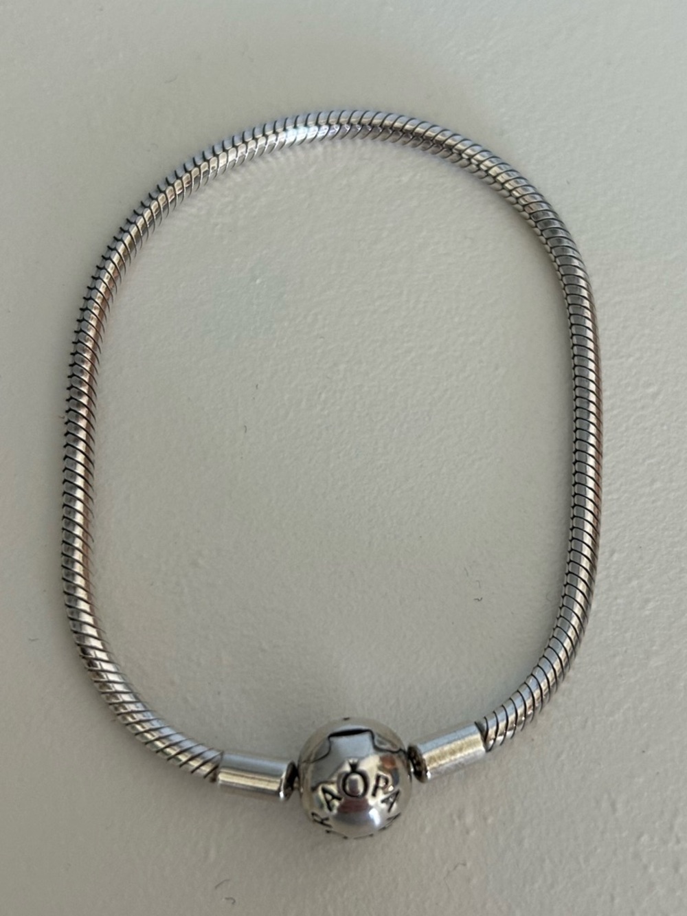 Pandora Moments Silver Snake Chain Bracelet